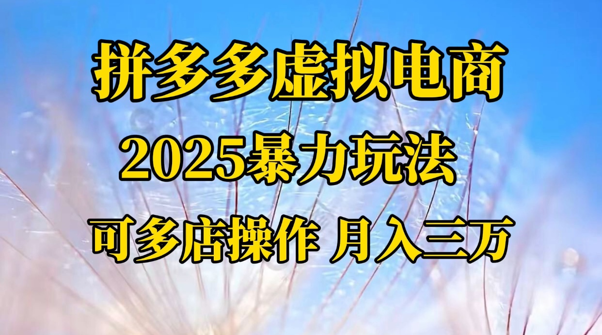 拼多多虚拟电商模式解析:不囤货不垫资,轻资产运营新选择