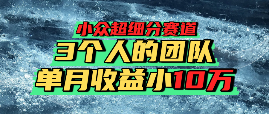 小众细分赛道:年入百万的冷门生意,普通人也能做的赚钱项目!