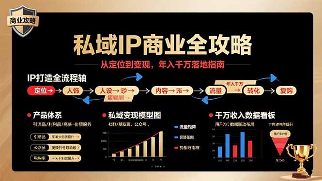 年入千万私域IP:从定位到变现,商业落地全攻略