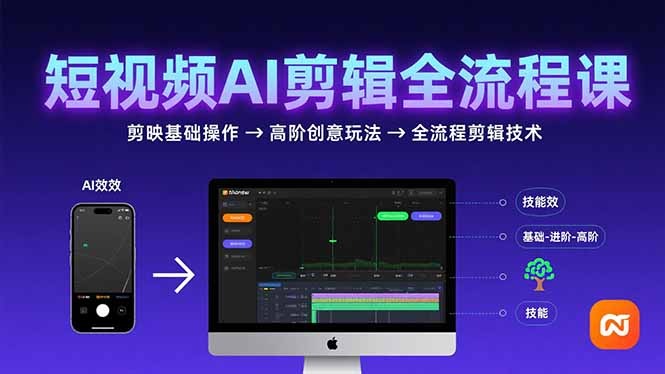 剪映AI剪辑全流程教程:从基础操作到高阶创意,短视频创作者必备技术