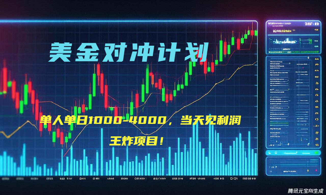2025年美金先登计划最新最强对冲战法:每日实战收益稳定1K-4K