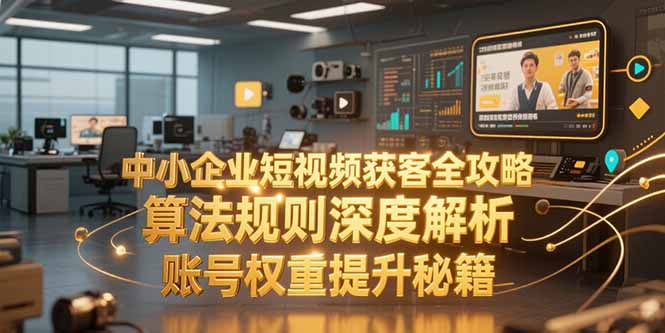 中小企业短视频获客全攻略：算法规则深度解析与账号权重提升秘籍