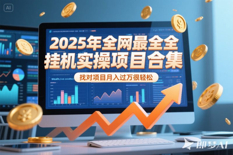 2025年挂机实操项目全指南：从类型解析到AI直播/轻资产创业实操演练