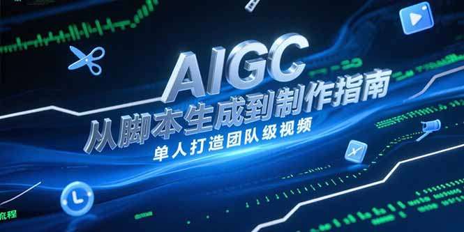 【AIGC视频制作】全流程指南:从脚本生成到剪辑,单人打造团队级视频