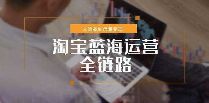 淘宝蓝海运营:小类目突围全链路方案,从精准选品到流量高效变现