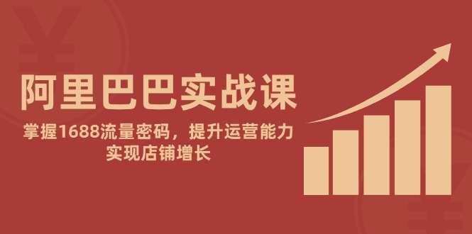 1688实战课：破解流量密码，提升运营能力，实现店铺增长