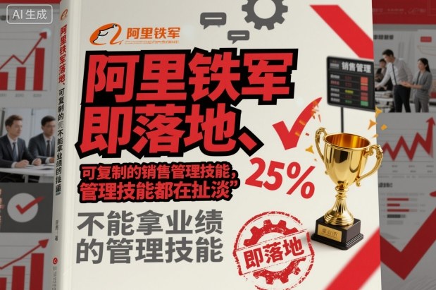 阿里铁军可复制销售管理：落地即出业绩的技能，无效管理全是扯淡