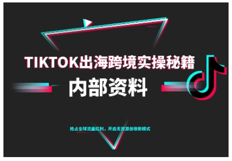 TikTok跨境电商0-1搭建运营实操秘籍（10月更新）