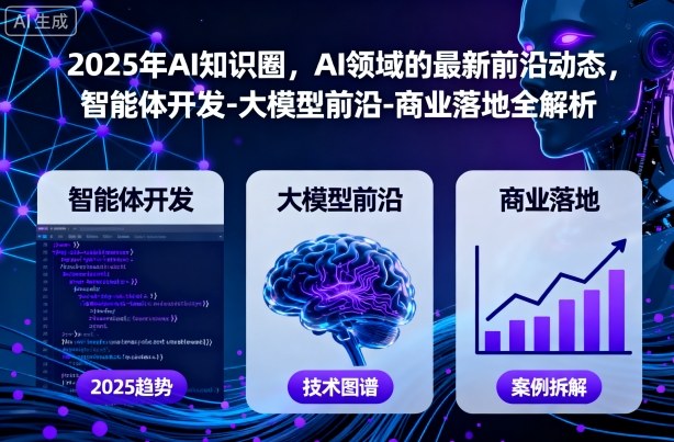 2025年AI前沿动态：智能体开发、大模型突破与商业落地全解析