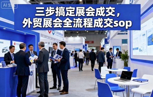 外贸展会全流程成交SOP：3步高效搞定，新手实操指南