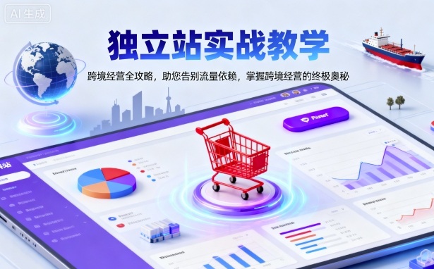独立站跨境经营全攻略：实战教学助您告别流量依赖，掌握终极运营奥义