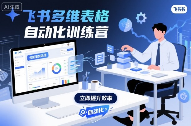 告别重复操作！飞书多维表格自动化训练营：手把手教你开启高效办公自动化新姿势