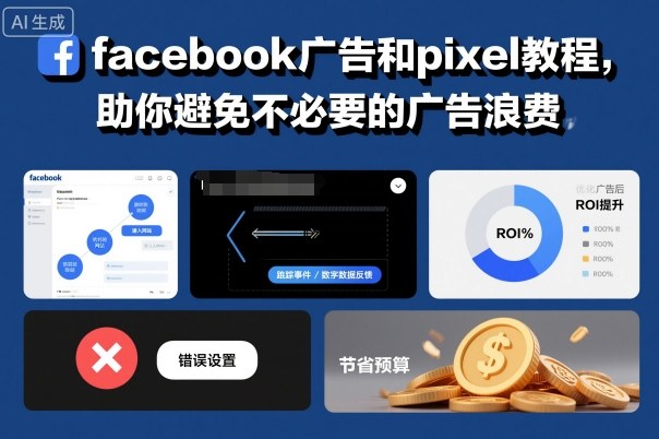 Facebook广告Pixel教程：5步优化设置，避免广告费浪费，提升转化ROI