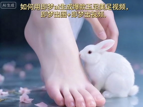 即梦AI玉足美足视频爆款教程：出图+出视频全攻略，快速涨粉秘籍