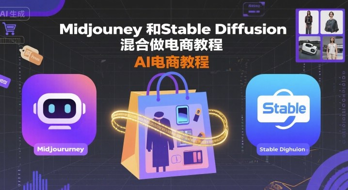 Midjourney与Stable Diffusion混合实战：电商产品图AI生成全教程