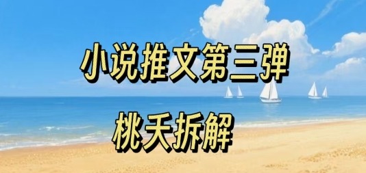 小说推文项目保姆级全流程第三弹：新手0粉可做，门槛低易上手