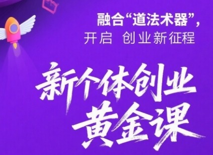 新个体创业2025红利攻略：道法术器四维抢占指南