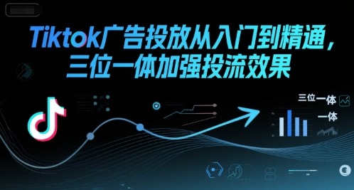 TikTok广告投放从入门到精通：三位一体策略提升投流效果