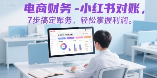 电商财务｜小红书对账7步法，小白也能轻松算清利润！