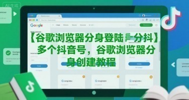 Chrome浏览器多开教程：多抖音号同时登录分身方法，详细步骤指南