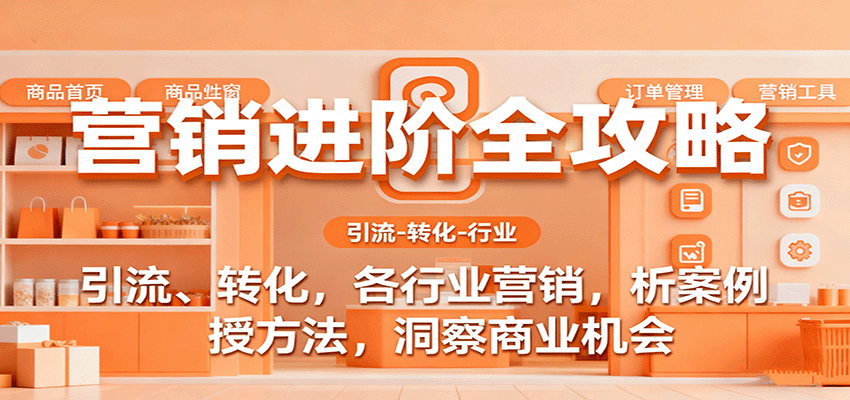 营销进阶全攻略：引流转化实战技巧，各行业案例拆解与商业机会洞察