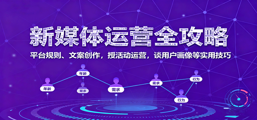 新媒体运营全攻略：从0到1掌握平台规则、文案创作、活动运营、用户画像等实用干货