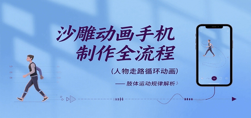 【手机沙雕动画制作全流程】关键帧动画、走路、表情变换、场景反向移动、车内人物添加技巧教程