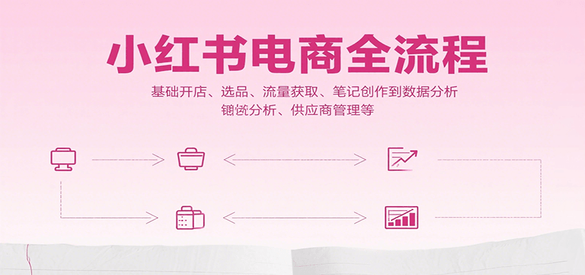 小红书电商从0到1全攻略：开店、选品、引流、笔记创作、数据分析、供应链管理避坑指南