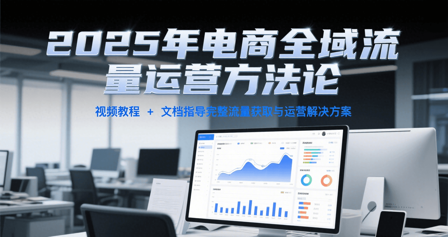 2025年电商全域流量运营方法论：视频教程+文档指导，完整流量获取与运营解决方案