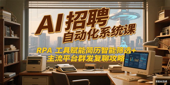 RPA工具赋能AI招聘自动化：简历智能筛选与主流平台群发复聊全攻略