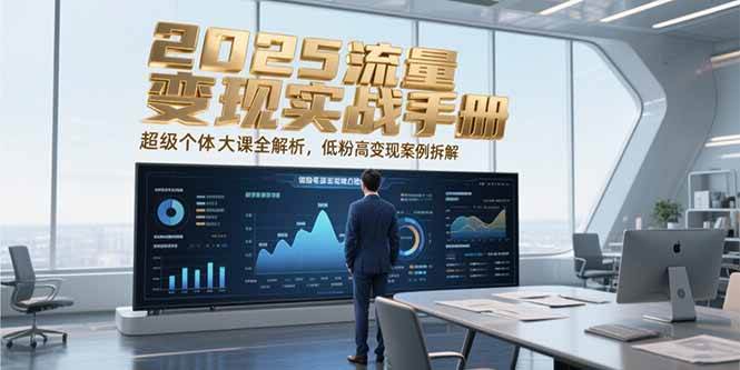 2025流量变现实战手册：超级个体大课全解析+低粉高变现案例拆解