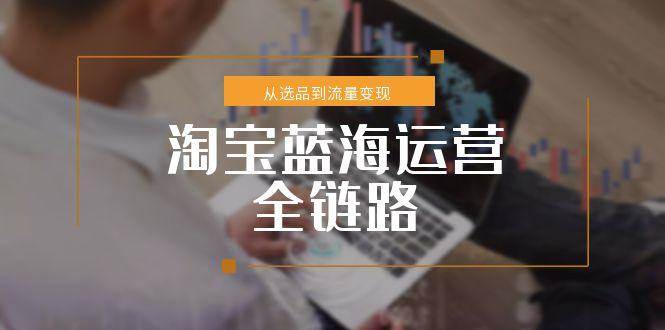 淘宝蓝海运营：小类目突围全链路攻略，从选品到流量变现实战方案