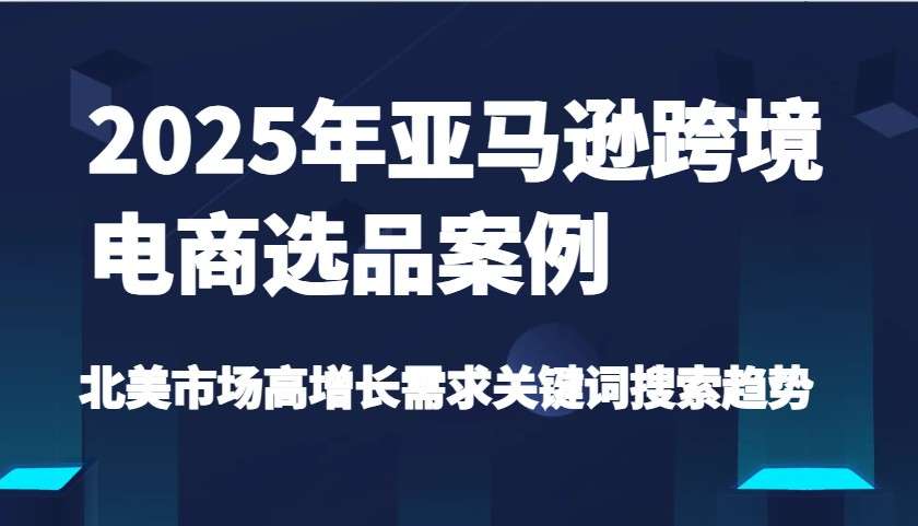 2025年亚马逊跨境电商选品案例：10个爆款趋势与避坑实战指南