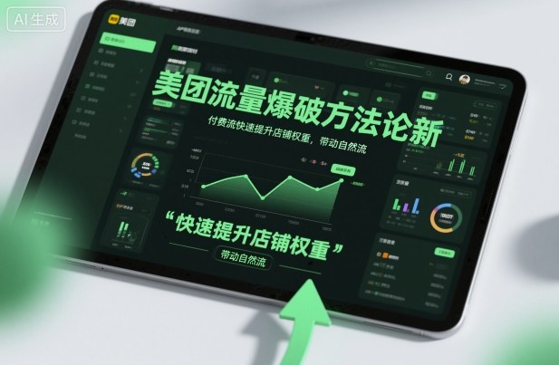 美团流量爆破全攻略：付费流量快速拉升店铺权重，引爆自然流量增长