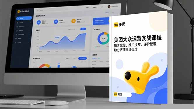美团大众店铺业绩倍增实战课：排名优化+推广投放+评价管理全攻略