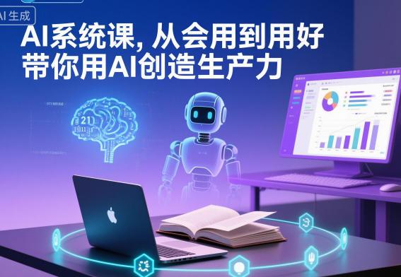 AI系统课：从会用到用好，实战提升AI生产力
