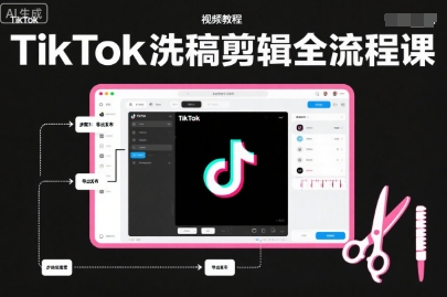 TikTok洗稿剪辑全流程课 | PR剪辑全流程解析 | TK洗稿运营实战指南