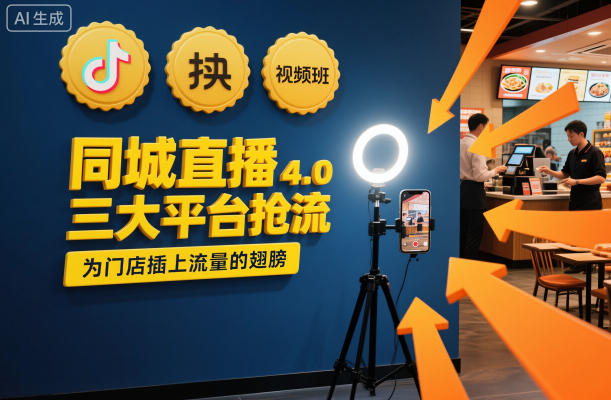 同城直播实操班4.0：三大平台抢流攻略，门店流量增长实战指南
