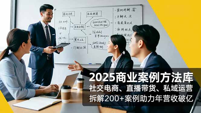 2025社交电商·直播带货·私域运营案例库：200+实战拆解助力年营收破亿