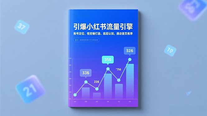 小红书流量引擎：账号定位+视觉锤+底层认知，3步引爆首页推荐
