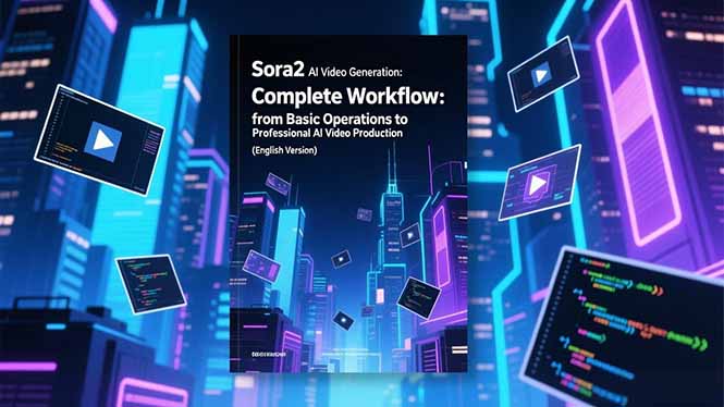 Sora2 AI视频生成英文版系统教程：从基础操作到专业级制作完整工作流指南