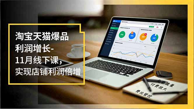 淘宝天猫爆品利润增长：11月线下课，免费流量+付费放大+费比管控，实现店铺利润倍增