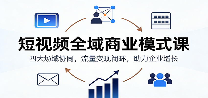 短视频全域商业模式：四大场域协同构建流量变现闭环，助力企业增长