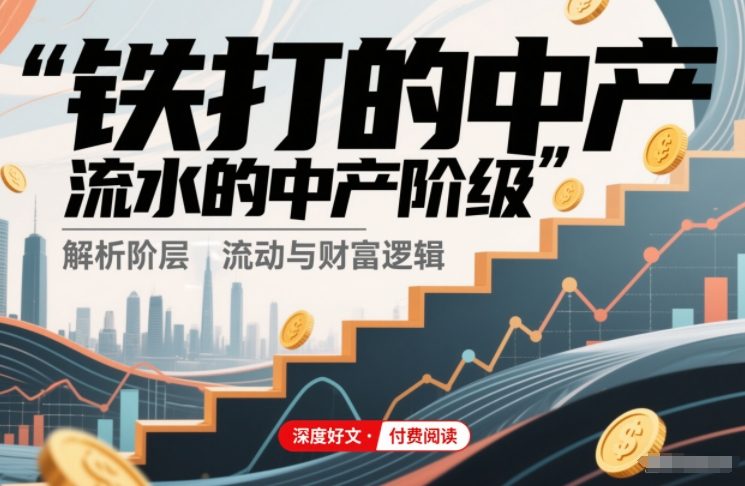 付费文章：中产“铁打”还是“流水”？揭秘稳定表象下的流动真相
