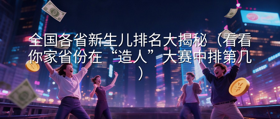 全国各省新生儿排名大揭秘（看看你家省份在“造人”大赛中排第几）
