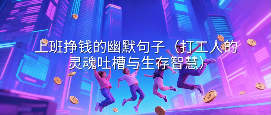 上班挣钱的幽默句子（打工人的灵魂吐槽与生存智慧）