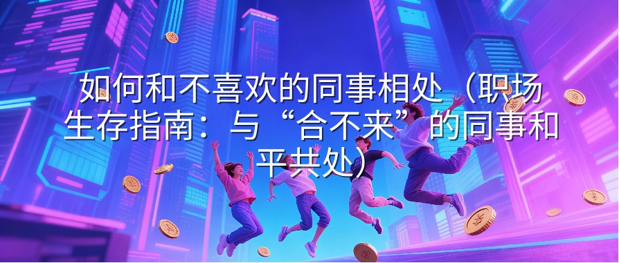 如何和不喜欢的同事相处（职场生存指南：与“合不来”的同事和平共处）