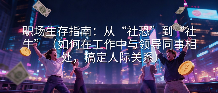 职场生存指南：从“社恐”到“社牛”（如何在工作中与领导同事相处，搞定人际关系）