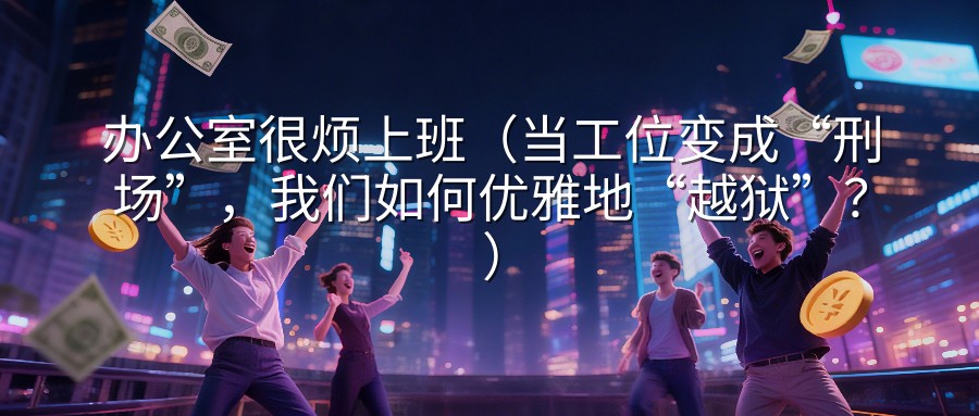 办公室很烦上班（当工位变成“刑场”，我们如何优雅地“越狱”？）