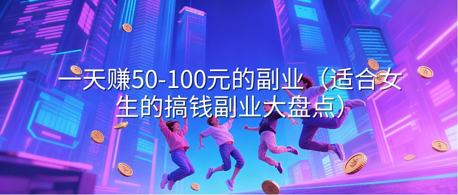 一天赚50-100元的副业（适合女生的搞钱副业大盘点）